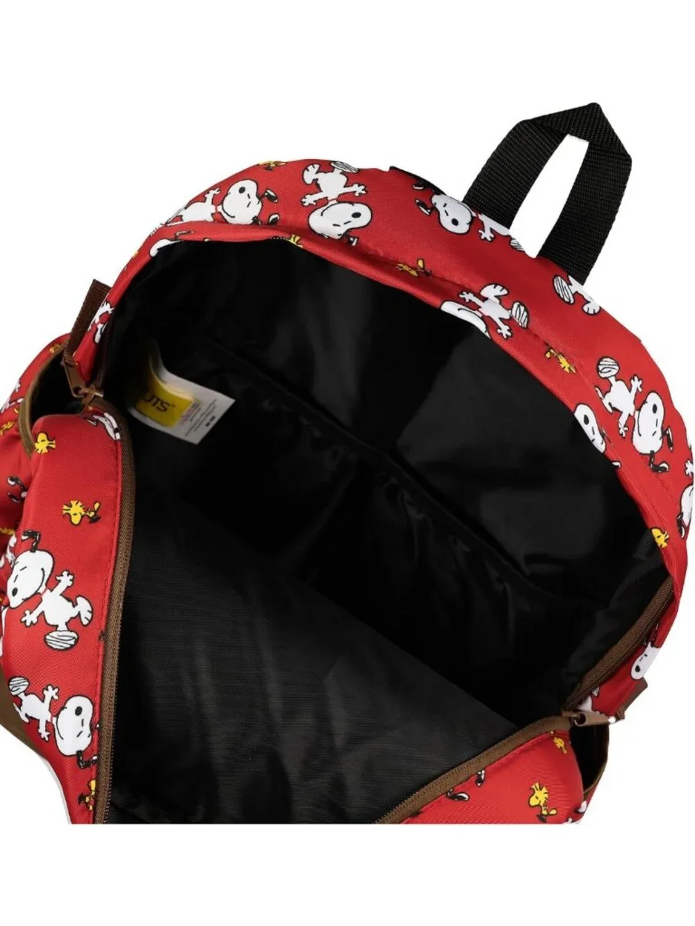 Snoopy & Woodstock Backpack - Fun All-Over Design, 16